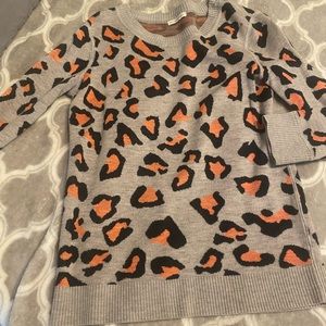 Leopard print sweater
